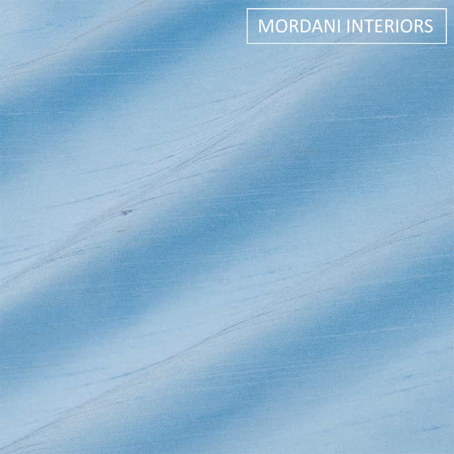 Sea Blue Silk Curtain and Drapes